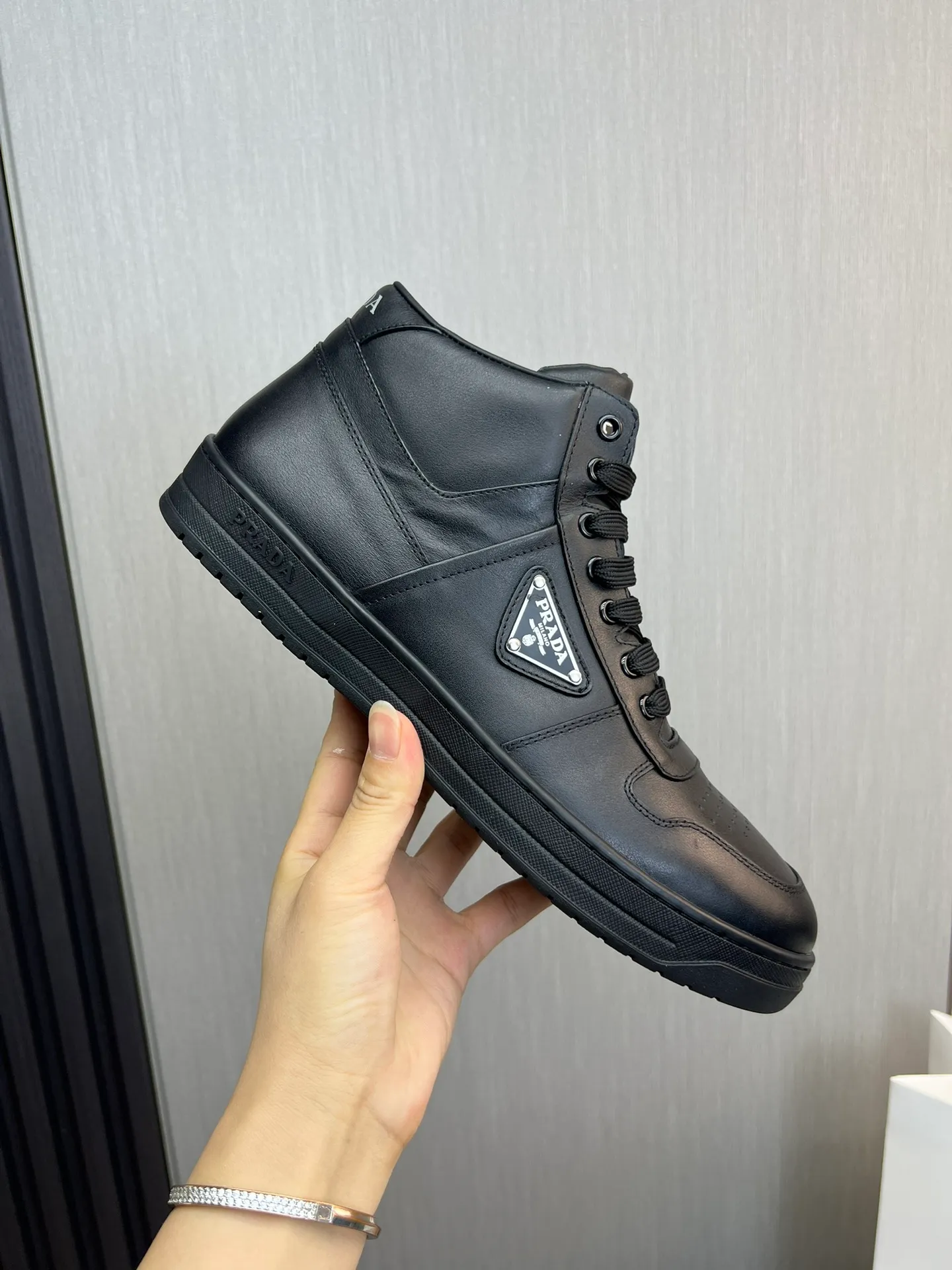 Men's shoes 💰620💰 [PRADA] Autumn and winter hot sale 🔥High quality shipment ✔️Original cowhide + cowhide lining, 1🆚1 replica, original sole, 38-45 (45 customized, non-refundable)